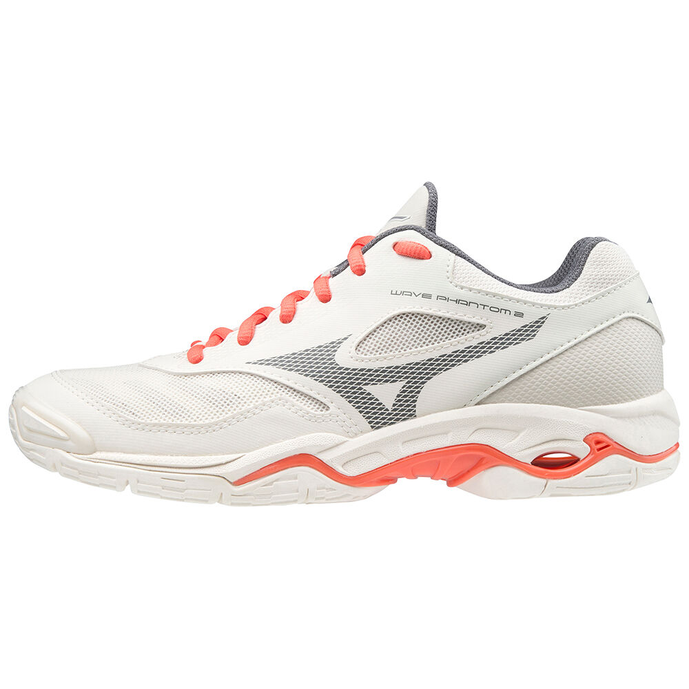 Zapatillas Balonmano Mizuno Wave Phantom 2 Mujer Blancas Outlet YABE-27810